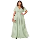 Ever-Pretty Plus Women39s Chiffon Plus Size Formal