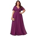 Ever-Pretty Plus Women39s Chiffon Plus Size Formal
