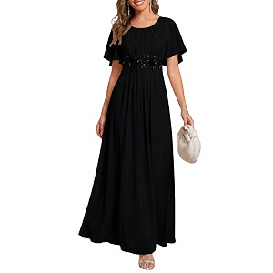 Ever-Pretty Womens Applique Chiffon Formal Wedding Guest
