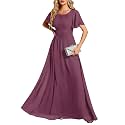 Ever-Pretty Women's Chiffon Formal Dress Mother of the Bride Dresses