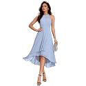 Ever-Pretty Women39s Halter Chiffon Midi Cocktail Wedding