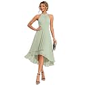 Ever-Pretty Women39s Halter Chiffon Midi Cocktail Wedding
