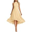 Ever-Pretty Women39s Halter Chiffon Midi Cocktail Wedding