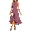 Ever-Pretty Women39s Halter Chiffon Midi Cocktail Wedding