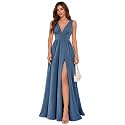 Ever-Pretty Women's V Neck Sleeveless Formal Dress Wedding Guest Dresses