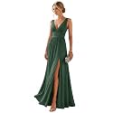 Ever-Pretty Women's V Neck Sleeveless Formal Dress Wedding Guest Dresses