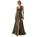 Ever-Pretty Women's V Neck Sleeveless Formal Dress Wedding Guest Dresses