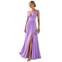 Ever-Pretty Women's V Neck Sleeveless Formal Dress Wedding Guest Dresses