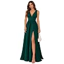 Ever-Pretty Women's V Neck Sleeveless Formal Dress Wedding Guest Dresses