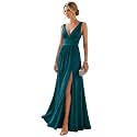 Ever-Pretty Women's V Neck Sleeveless Formal Dress Wedding Guest Dresses