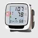 Ever Ready First Aid Fully Automatic Blood Pressure Wrist Cuff Watch Wearable Monitor for Home Use - Black- Batteries Included