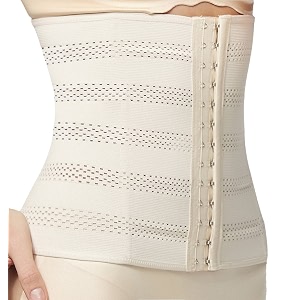 Everbellus Womens Breathable Elastic Corset Waist Trainer