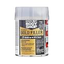 Evercoat Body Shop 105005 Pro-Grade Gold Filler Sands up to 50% Faster, Multipurpose for Dents in Aluminum, Fiberglass &amp; More, Easy Mix Hardener Included 13 Fl Oz.