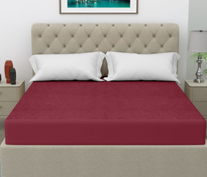 everdecor double size fitted terry cotton breathable stretchable waterproof mattress cover