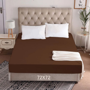 everdecor double size fitted terry cotton breathable stretchable waterproof mattress cover