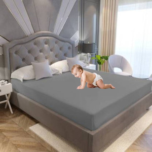 everdecor double size fitted terry cotton breathable stretchable waterproof mattress cover