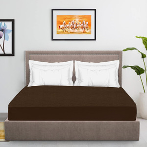 everdecor single size fitted terry cotton breathable stretchable waterproof mattress cover