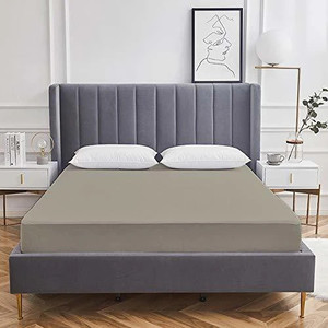everdecor single size fitted terry cotton breathable stretchable waterproof mattress cover