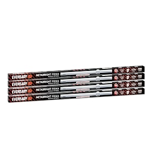 eveready 40w metabright prima led batten cool day light 6500k stylish energy-efficient amp durable lighting solution pack of 4