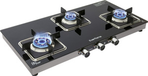 Everflame Astra 3 Burner Toughened Glass Cooktop