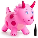 EVERICH TOY Dinosaur Bouncy Animal Hopper, Ride-on Toys for Toddler 18M+