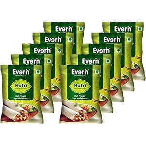 everin nutri high protein and healthy gluten free soya mini chunks value pack - pack of 10 60g each