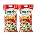 Everin Nutri-High Protein Soya Chunks 1kg | Nutriliciously Delicious - Easing Daily Life (Pack of 2)