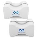 Everlasting Comfort Memory Foam Knee Pillow for Side Sleepers – Sciatica Pain Relief Pillow, Removable Strap Support – Leg Pillows for Sleeping Alignment, Knees, Back & Hip Cushion