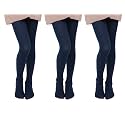 EVERSWE 3 Pairs Pack Girls Microfiber Tights Multiple Colors