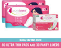 everteen Combo Pack of 80 SKIN THIN