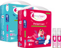 everteen Period Care XXL 40 Soft & 40 Dry Sanitary Pads, Menstrual Cramps Roll-On 2pcs (4 Items in the set)