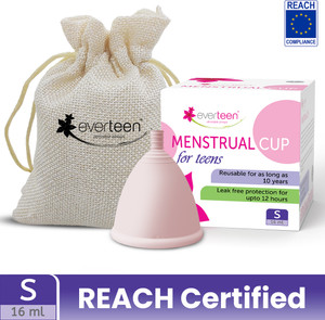 everteen small reusable menstrual cup pack of 1