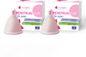 everteen Small Reusable Menstrual Cup (Pack of 2)