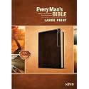Every Man’s Bible NIV, Large Print, Deluxe Explorer Edition (LeatherLike, Rustic Brown)