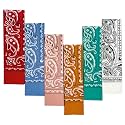 Every-ville Cotton Bandana Handkerchief for Men &amp; Women, 6 Pack