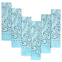Every-ville Cotton Bandana Handkerchief for Men &amp; Women, 6 Pack