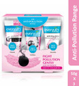Everyuth Naturals Naturals Anti Pollution face wash, scrub & face pack 50gm combo Pack