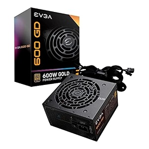evga 100-gd-0600-v1 600 gd 80 gold 600w 5 year warranty power supply