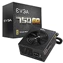 EVGA 210-GQ-0750-V1 750 GQ, 80+ Gold 750W, Semi Modular, EVGA ECO Mode, 5 Year Warranty, Power Supply, Black
