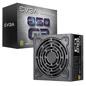 evga supernova 220-g3-0850-x1 850 g3 80 plus gold 850w fully modular eco mode with new hdb fan 10 year warranty includes power on self tester compact 150mm size power supply