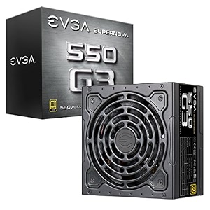 evga supernova 550 g3 80 plus gold 550w fully modular eco mode with hdb fan 7 year plan includes self tester compact 150 mm size power supply 220-g3-0550-y1