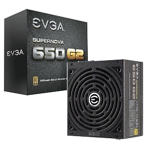 evga supernova 650 g2 80 plus 650 w fully modular eco mode with power on self tester supply