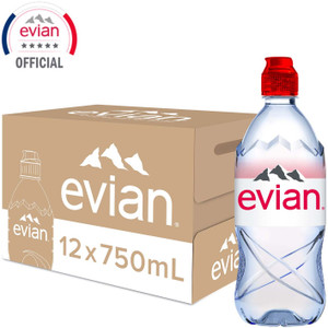 evian mineral water 12 x 750 ml