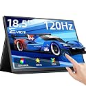EVICIV 18.5” Portable Monitor Touchscreen, 120Hz 1ms Gaming Monitor