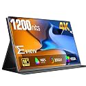 EVICIV Portable Monitor 4K 1200 Nits 16", 3840 * 2400 UHD, 145% sRGB