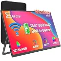 EVICIV Wireless Portable Monitor with 8000mAh Battery, 15.6" (4-5H)