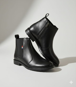 EVICTA Mens Side Zipper Chelsea Boots