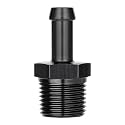 EVIL ENERGY 1/2" NPT Male to 3/8" Barb Fitting Adapter Straight Aluminum Black