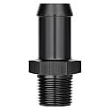 EVIL ENERGY 1/2" NPT Male to 1/2" Barb Fitting Adapter Straight Aluminum Black