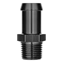 EVIL ENERGY 1/2" NPT Male to 3/4" Barb Fitting Adapter Straight Aluminum Black